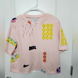 NIKE x DAVID BRUCE | pink graphic T-shirt Cutoff Xl